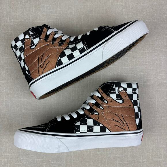 🟨 2022 Vans Vault Sk8-Hi “Imran Potato Checkerboard” 6W - Picture 4 of 6